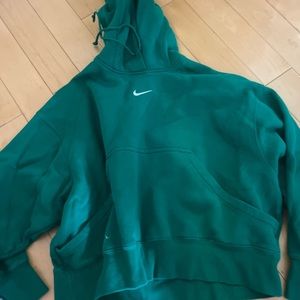 Green Nike hoodie new